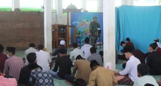 Sertu Supriyono, Memberikan Materi Wasbang kepada para Siswa dan Siswi SMK Al Iman-1